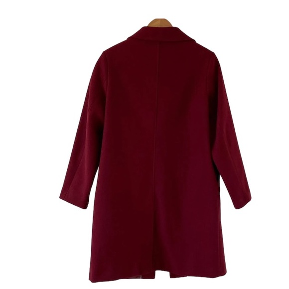 BNWT George Women's Asda Plum Burgundy Coat Size 14 - Picture 2 of 16